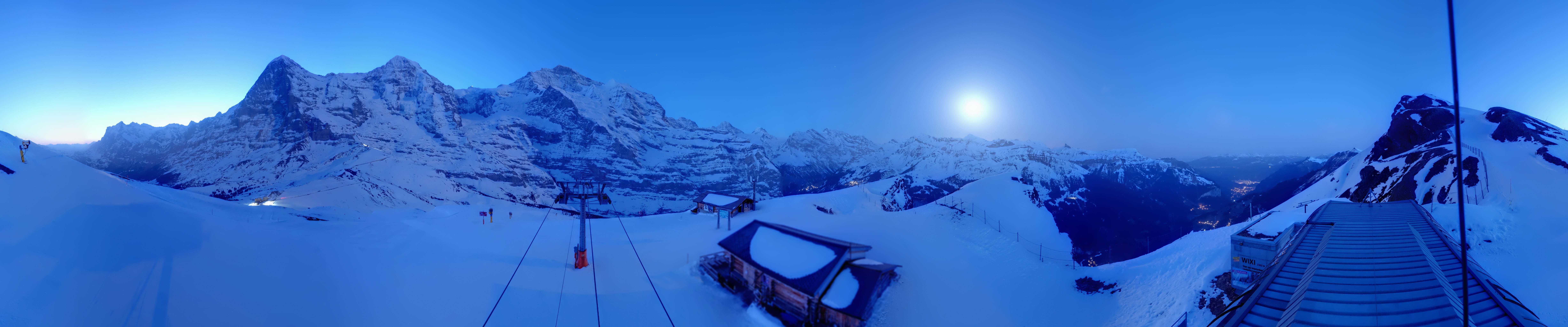 Archived image Webcam Top Station Lauberhorn, Grindelwald