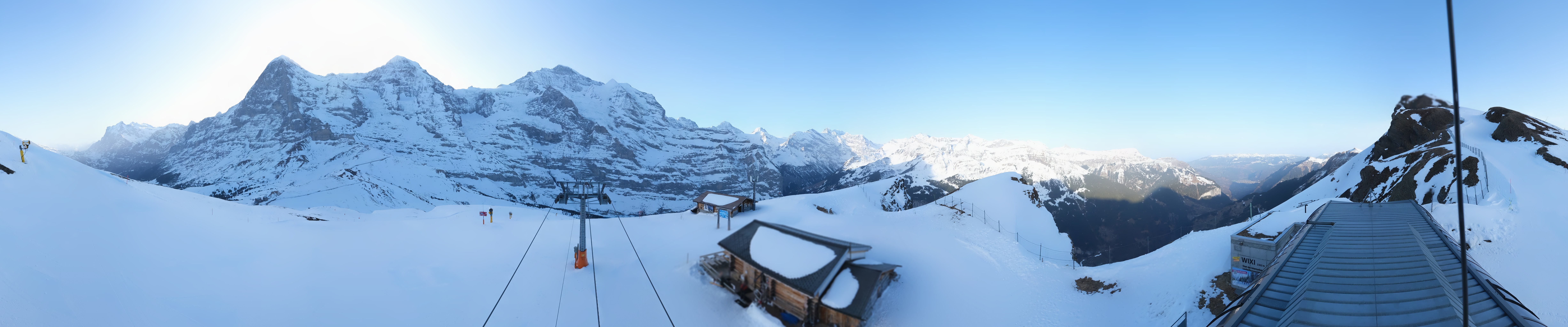 Archived image Webcam Top Station Lauberhorn, Grindelwald