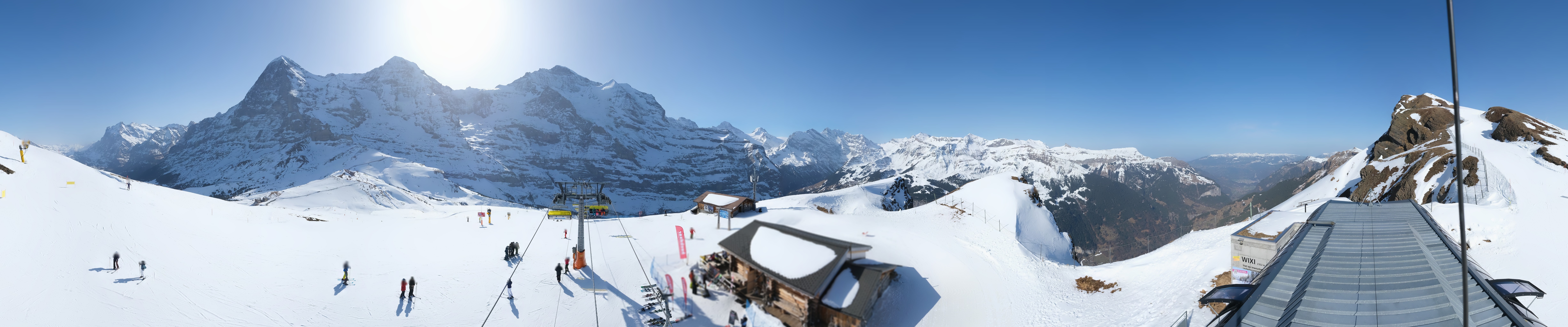 Archived image Webcam Top Station Lauberhorn, Grindelwald