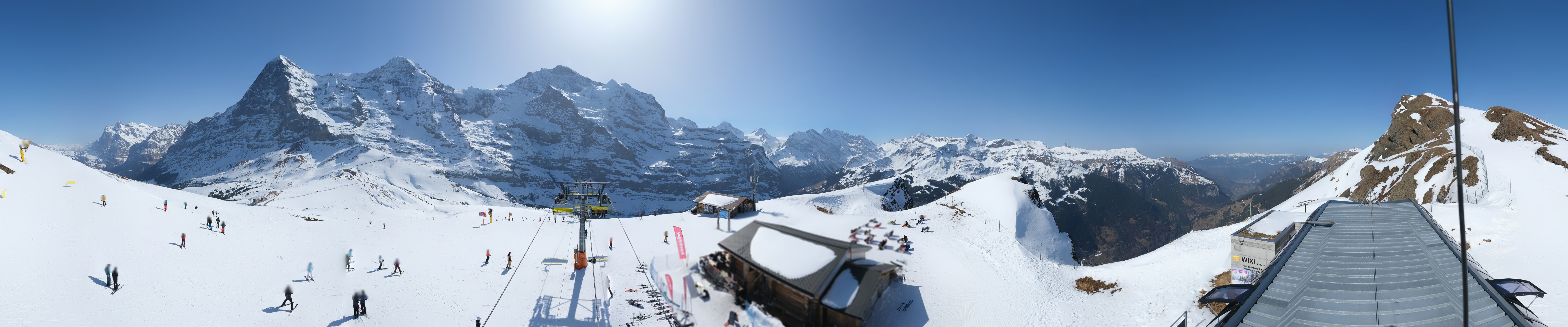 Archived image Webcam Top Station Lauberhorn, Grindelwald