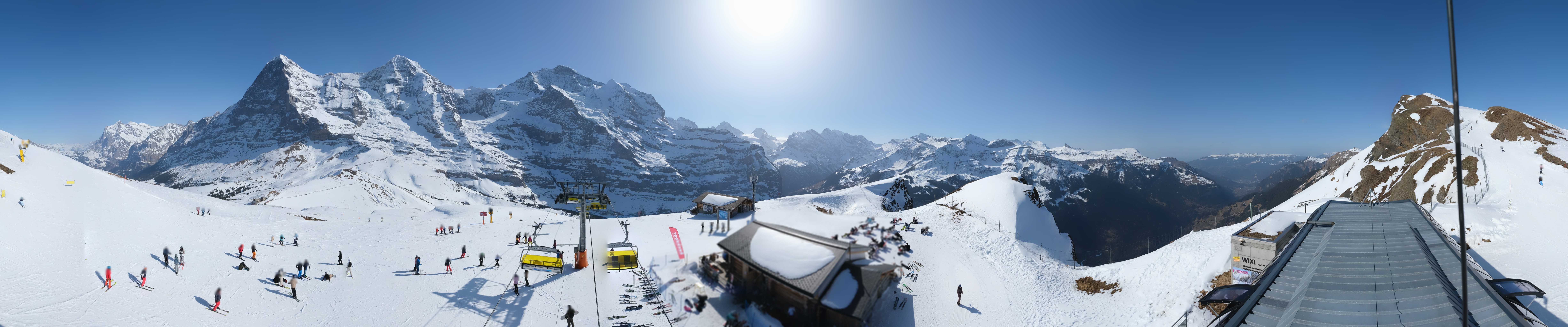 Archived image Webcam Top Station Lauberhorn, Grindelwald