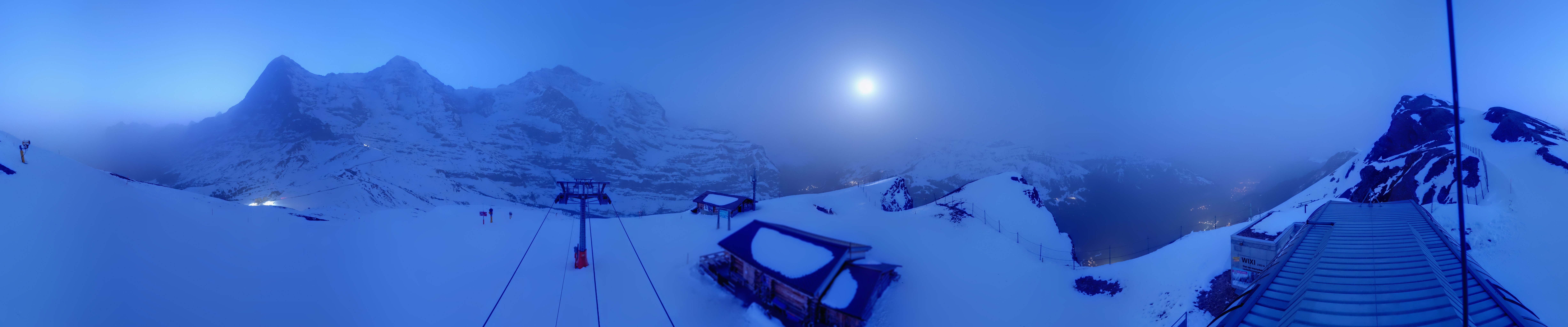 Archiv Foto Webcam Kleine Scheidegg-Lauberhorn, Grindelwald