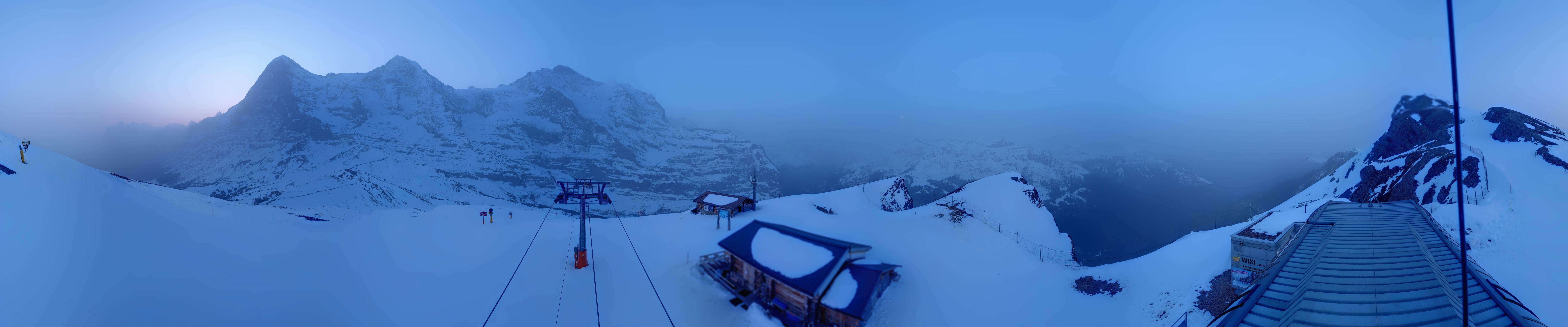 Archiv Foto Webcam Kleine Scheidegg-Lauberhorn, Grindelwald