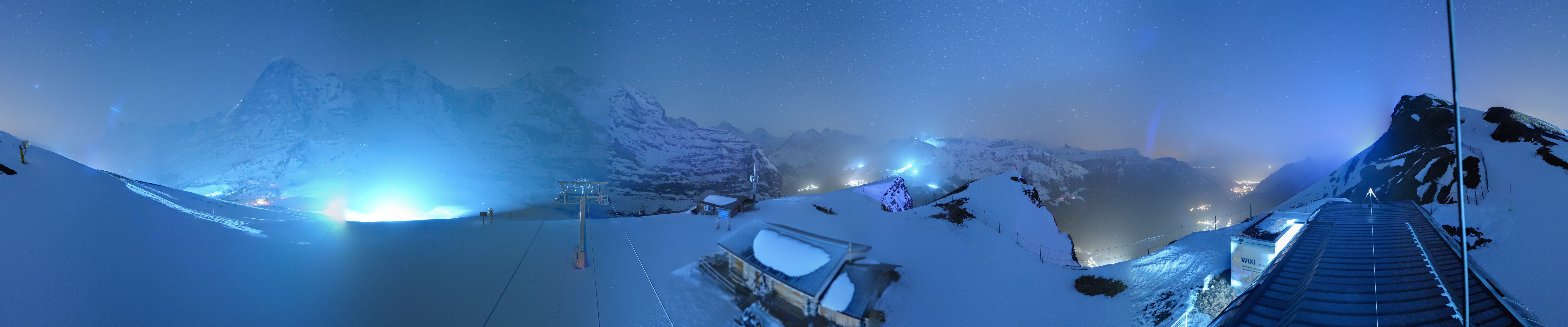 Archived image Webcam Top Station Lauberhorn, Grindelwald