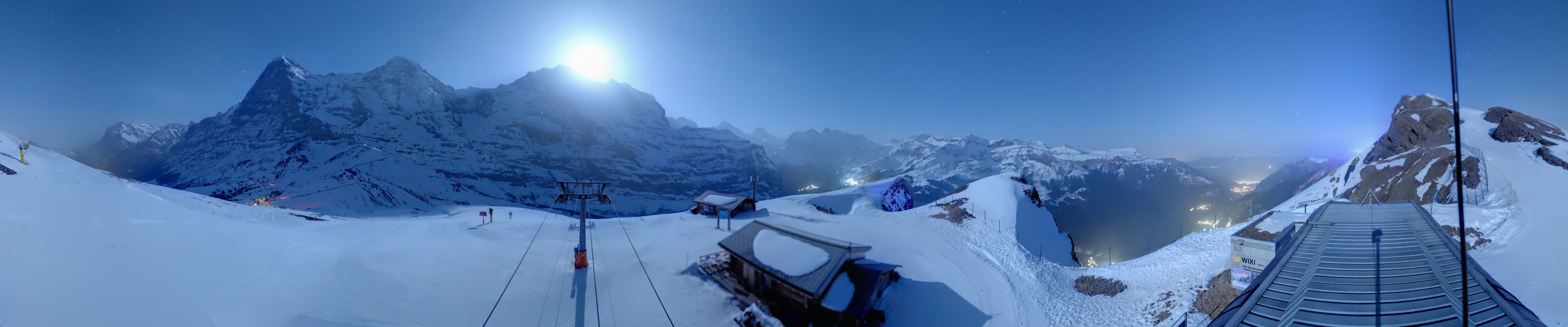 Archived image Webcam Top Station Lauberhorn, Grindelwald