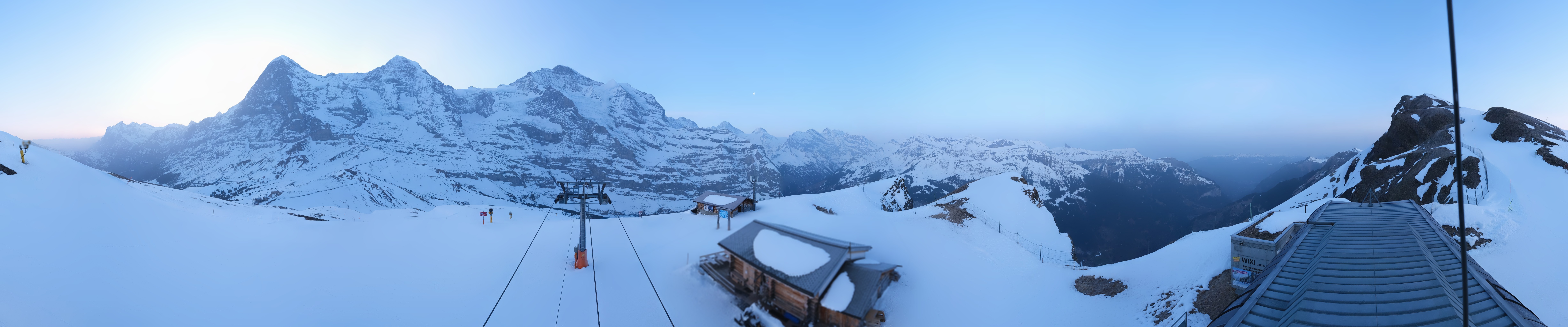 Archived image Webcam Top Station Lauberhorn, Grindelwald