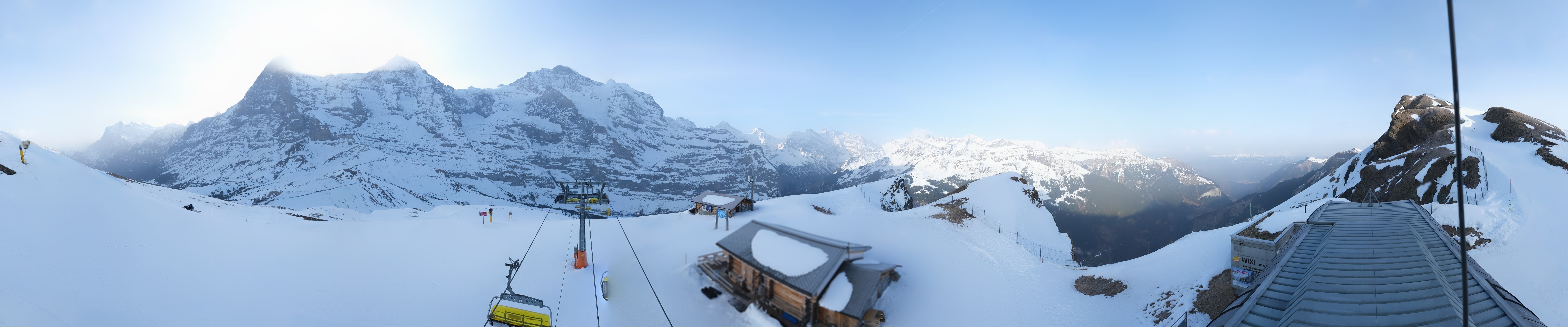 Archived image Webcam Top Station Lauberhorn, Grindelwald