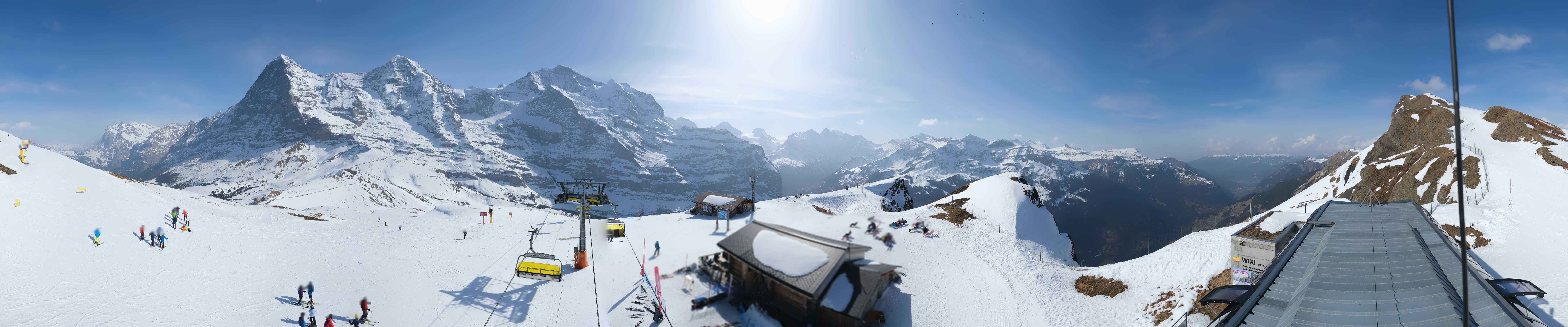 Archived image Webcam Top Station Lauberhorn, Grindelwald