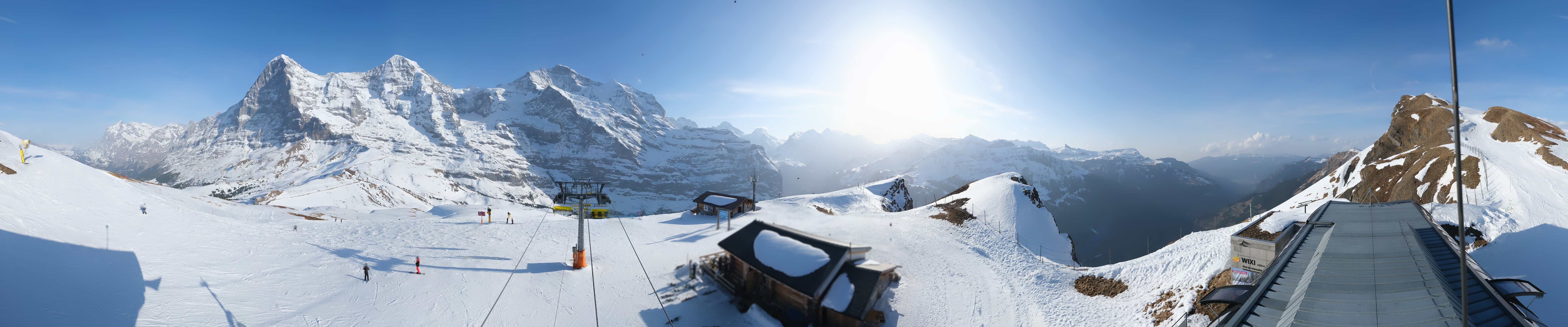 Archived image Webcam Top Station Lauberhorn, Grindelwald