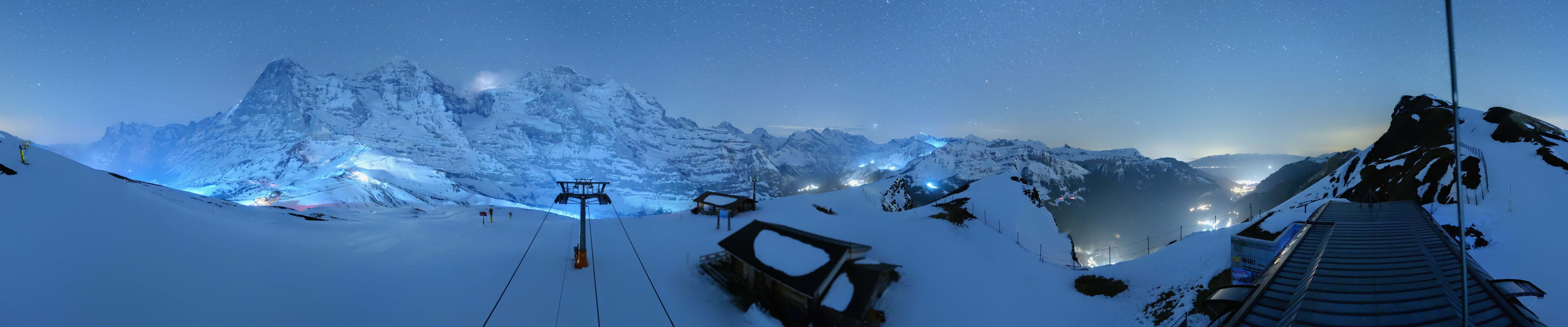 Archived image Webcam Top Station Lauberhorn, Grindelwald