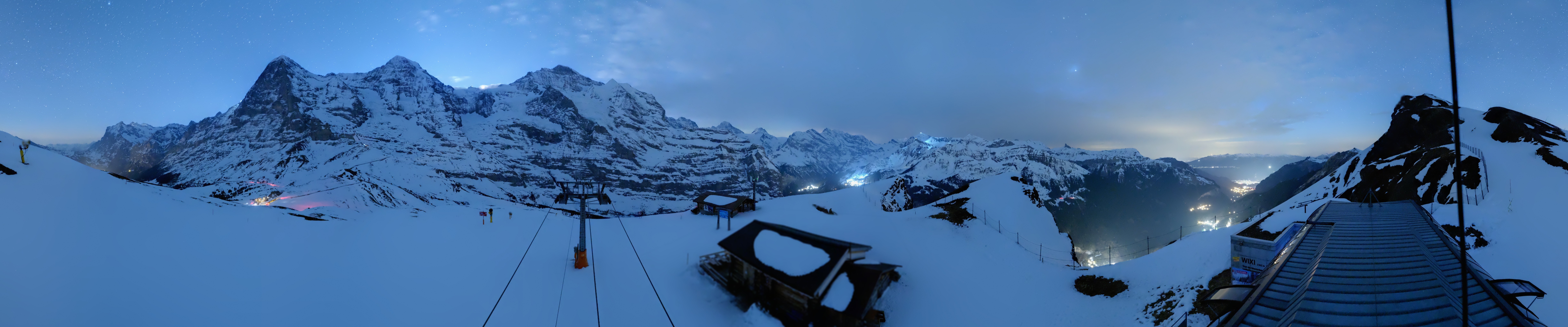 Archived image Webcam Top Station Lauberhorn, Grindelwald