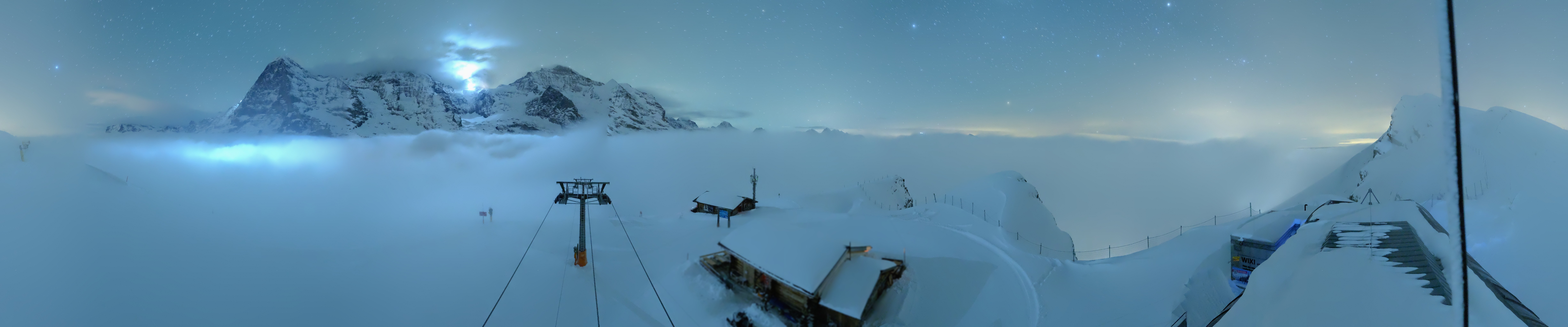 Archiv Foto Webcam Kleine Scheidegg-Lauberhorn, Grindelwald