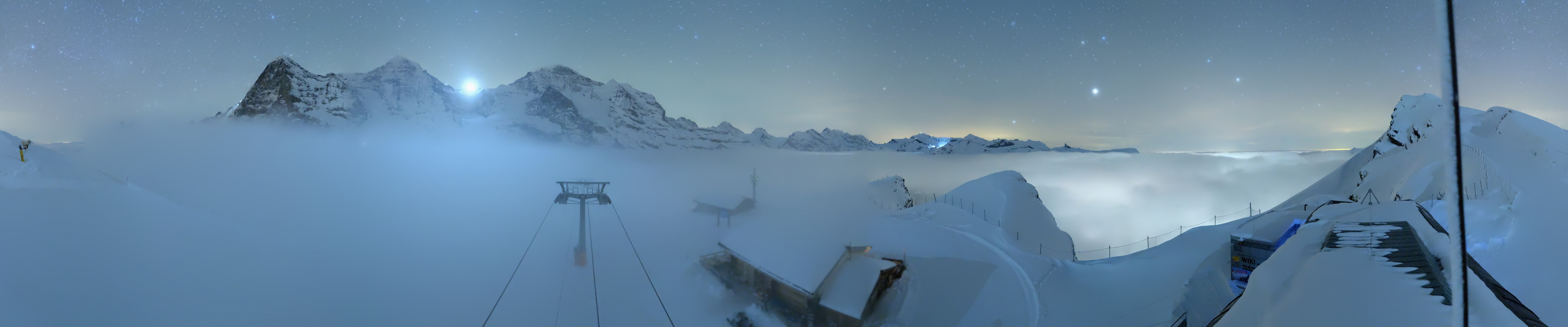 Archiv Foto Webcam Kleine Scheidegg-Lauberhorn, Grindelwald