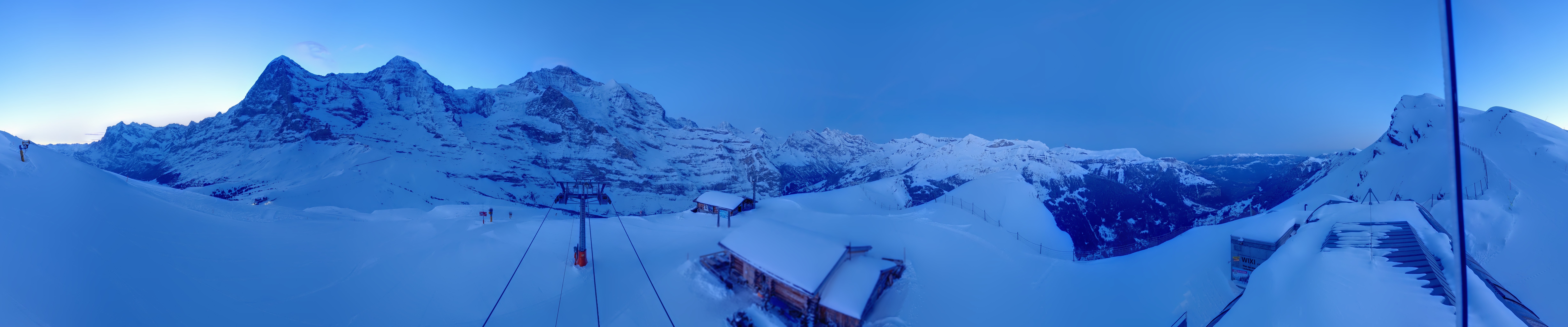 Archiv Foto Webcam Kleine Scheidegg-Lauberhorn, Grindelwald
