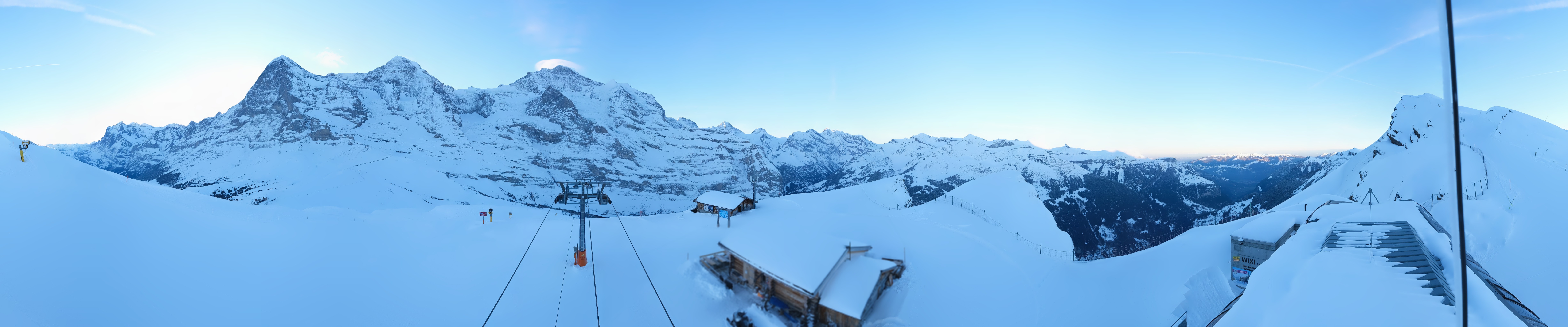 Archiv Foto Webcam Kleine Scheidegg-Lauberhorn, Grindelwald