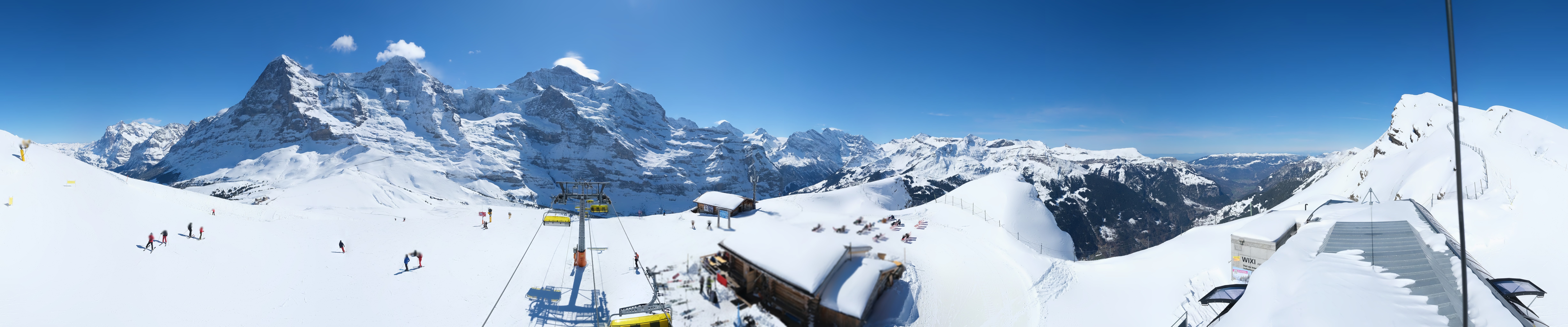 Archived image Webcam Top Station Lauberhorn, Grindelwald