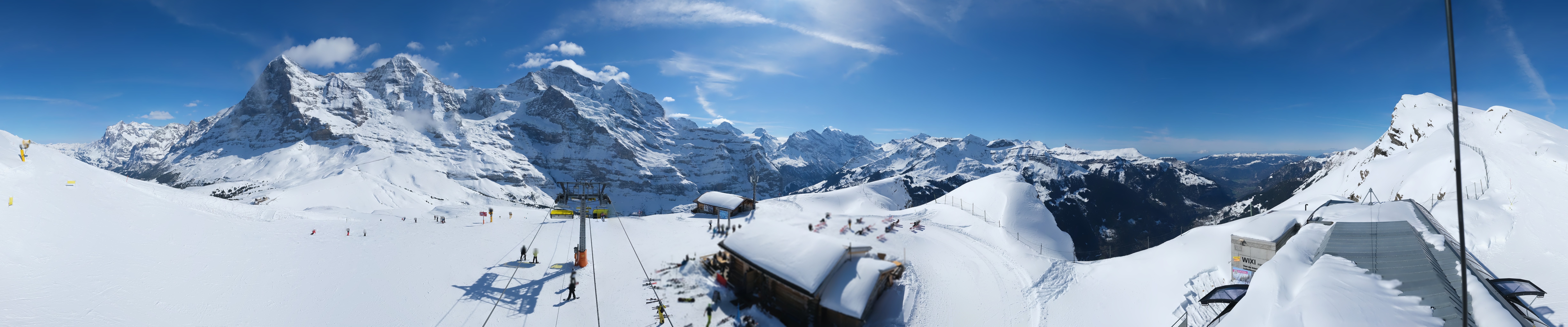 Archived image Webcam Top Station Lauberhorn, Grindelwald