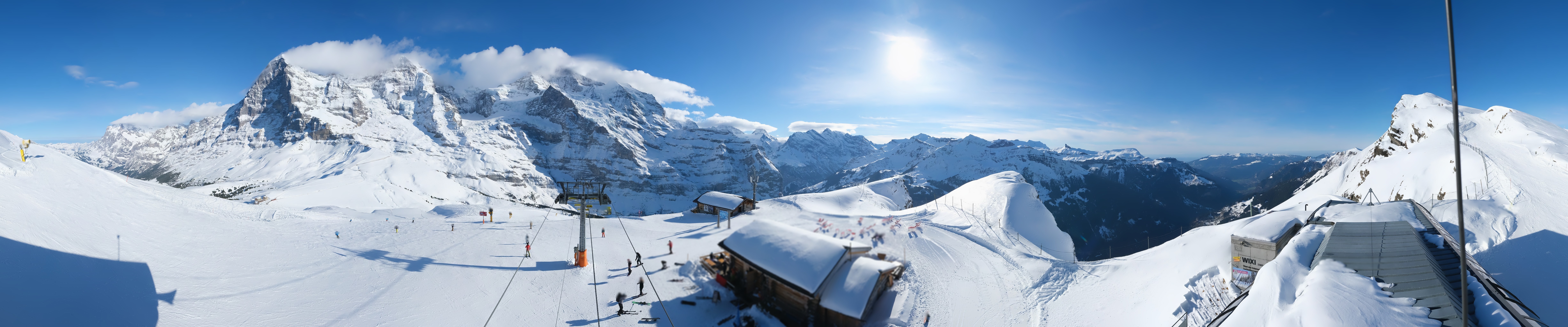 Archived image Webcam Top Station Lauberhorn, Grindelwald