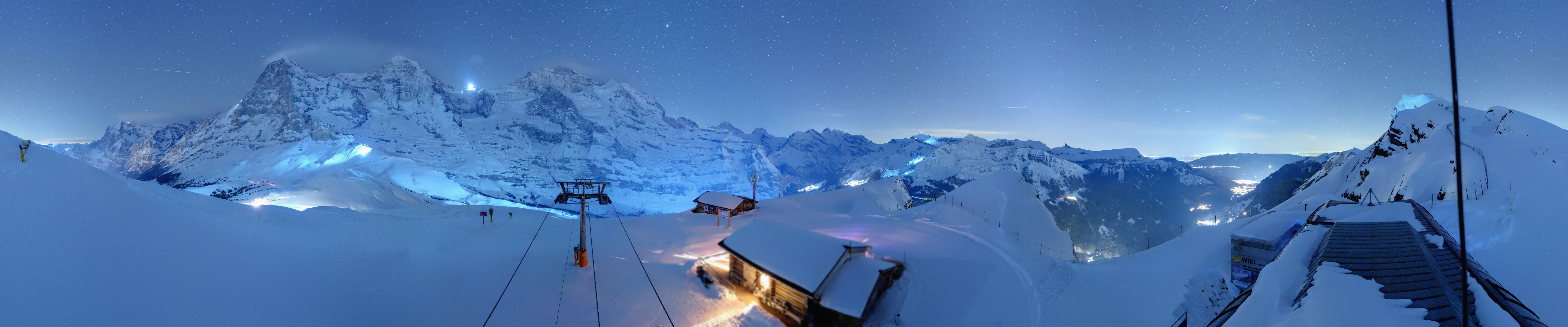 Archiv Foto Webcam Kleine Scheidegg-Lauberhorn, Grindelwald