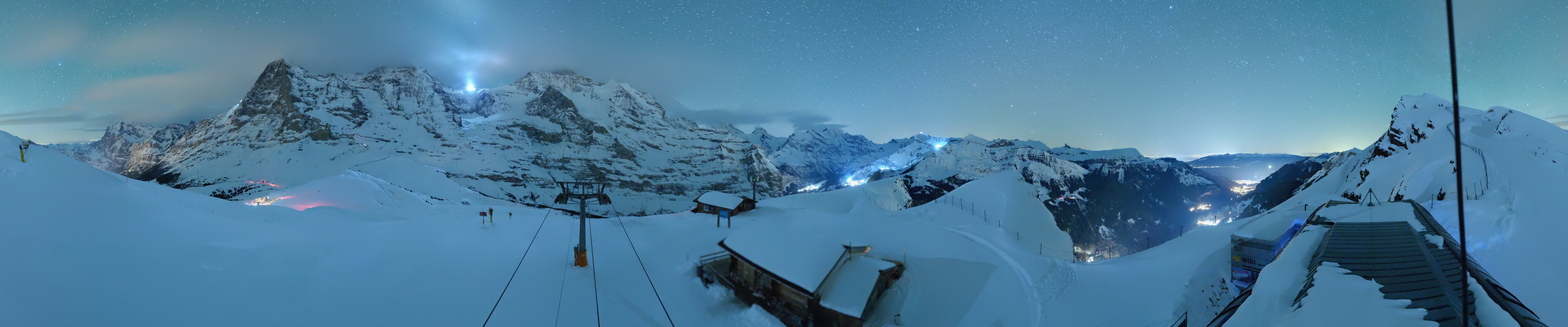 Archiv Foto Webcam Kleine Scheidegg-Lauberhorn, Grindelwald
