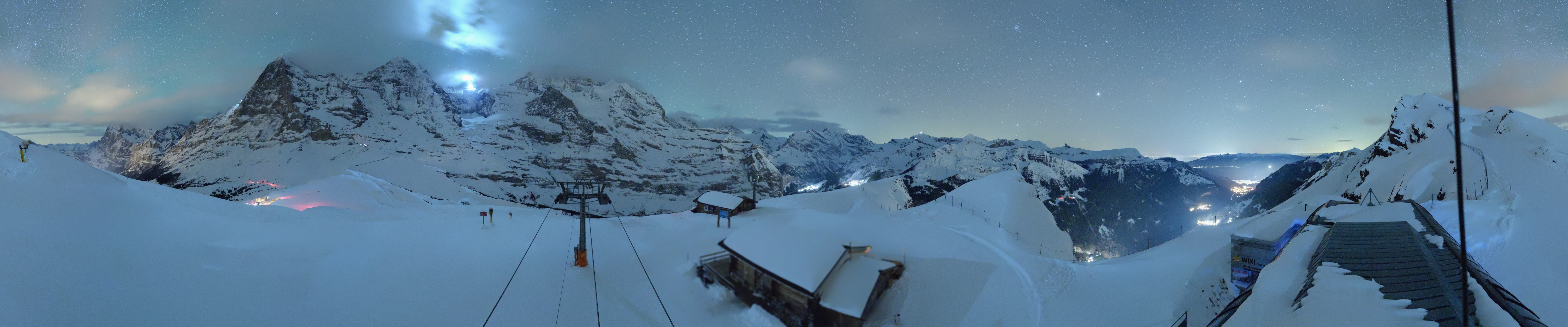 Archiv Foto Webcam Kleine Scheidegg-Lauberhorn, Grindelwald