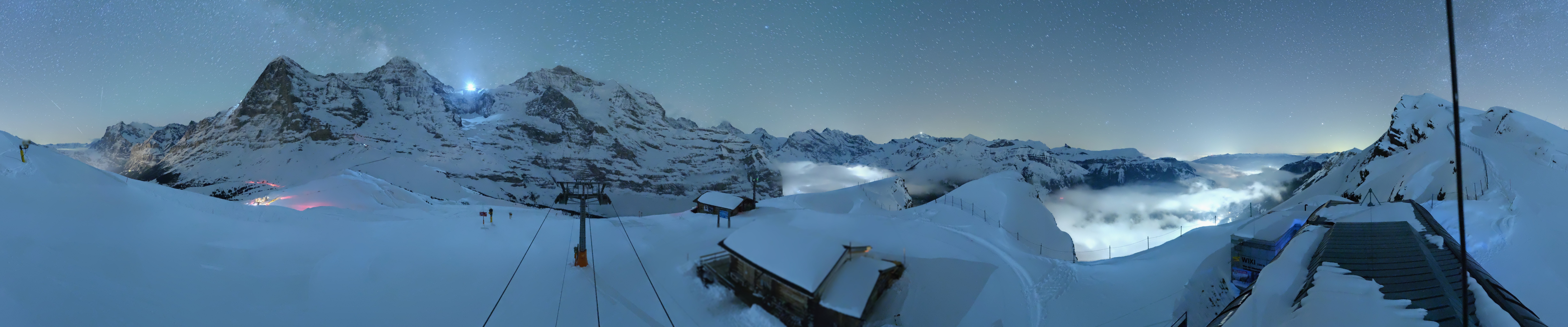 Archiv Foto Webcam Kleine Scheidegg-Lauberhorn, Grindelwald