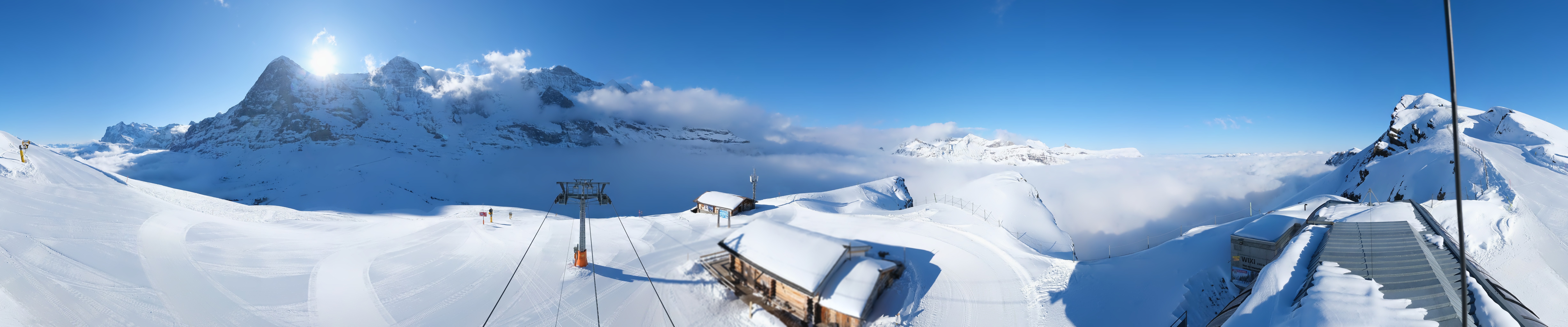 Archiv Foto Webcam Kleine Scheidegg-Lauberhorn, Grindelwald