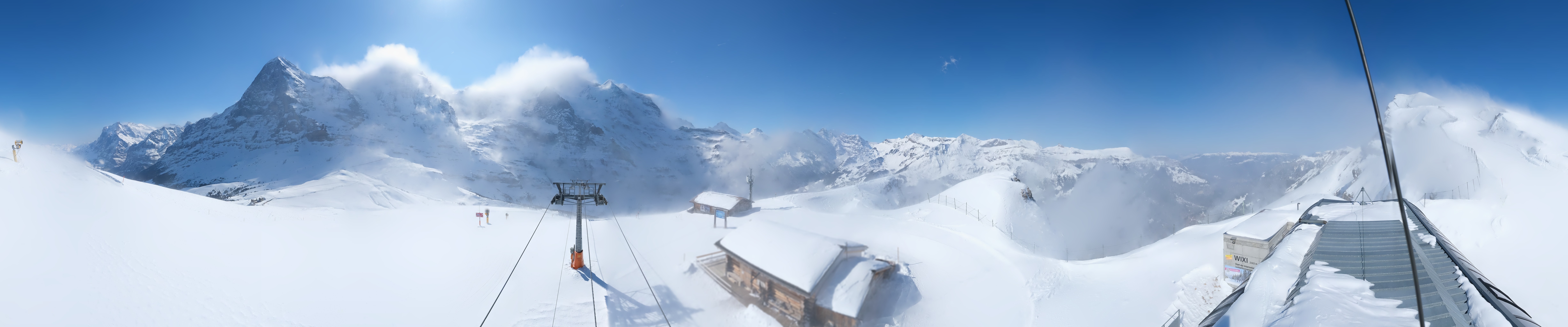 Archiv Foto Webcam Kleine Scheidegg-Lauberhorn, Grindelwald