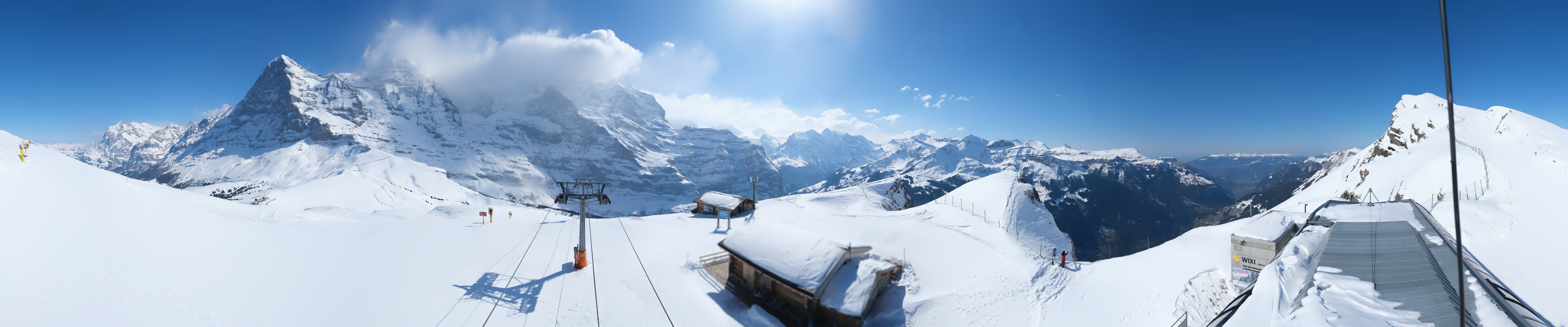 Archiv Foto Webcam Kleine Scheidegg-Lauberhorn, Grindelwald