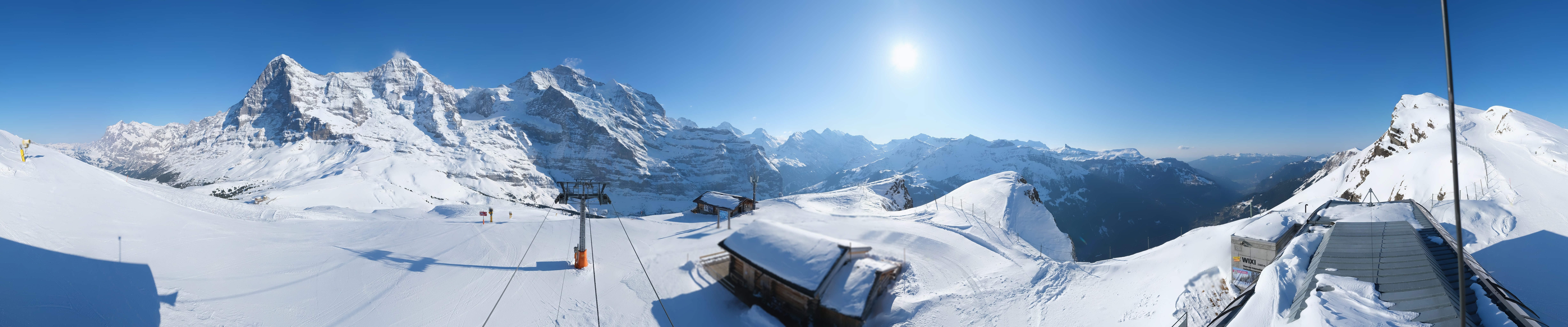 Archiv Foto Webcam Kleine Scheidegg-Lauberhorn, Grindelwald