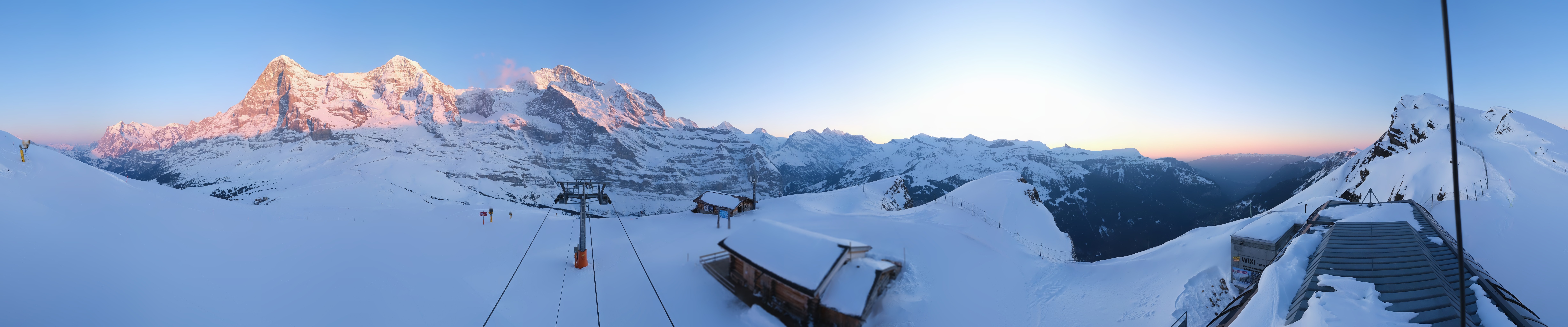 Archiv Foto Webcam Kleine Scheidegg-Lauberhorn, Grindelwald