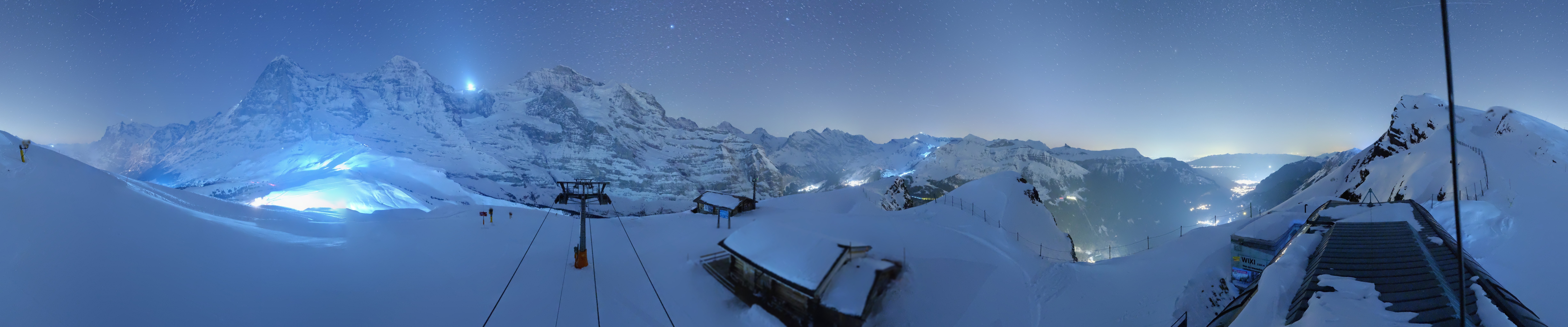 Archiv Foto Webcam Kleine Scheidegg-Lauberhorn, Grindelwald