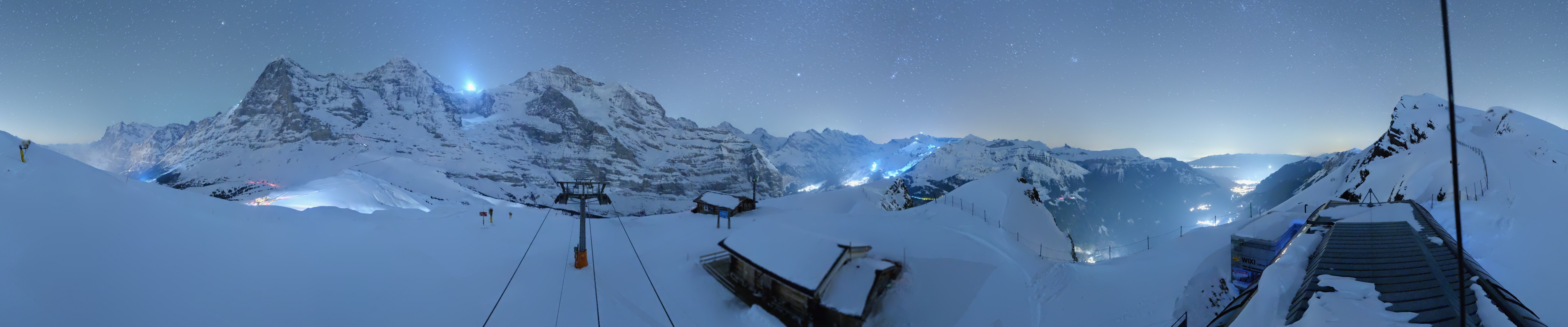 Archiv Foto Webcam Kleine Scheidegg-Lauberhorn, Grindelwald