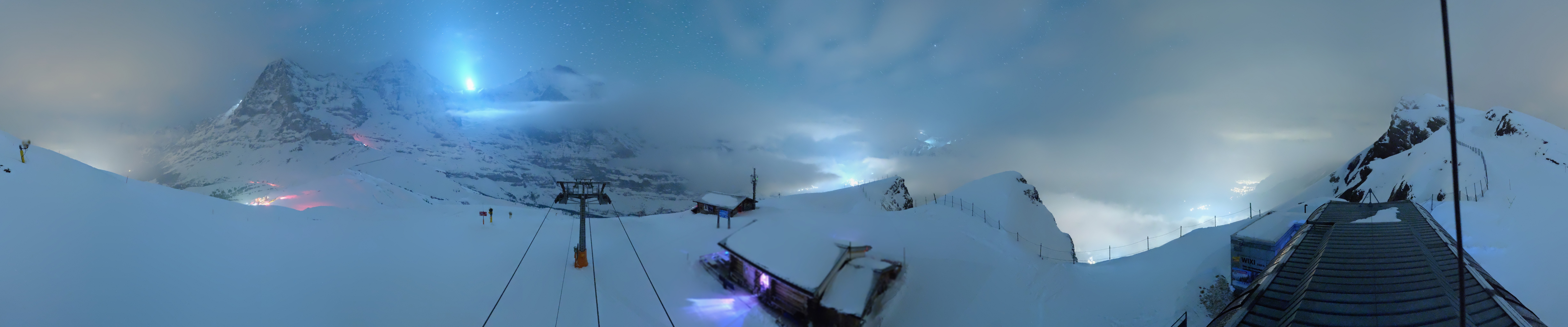 Archiv Foto Webcam Kleine Scheidegg-Lauberhorn, Grindelwald