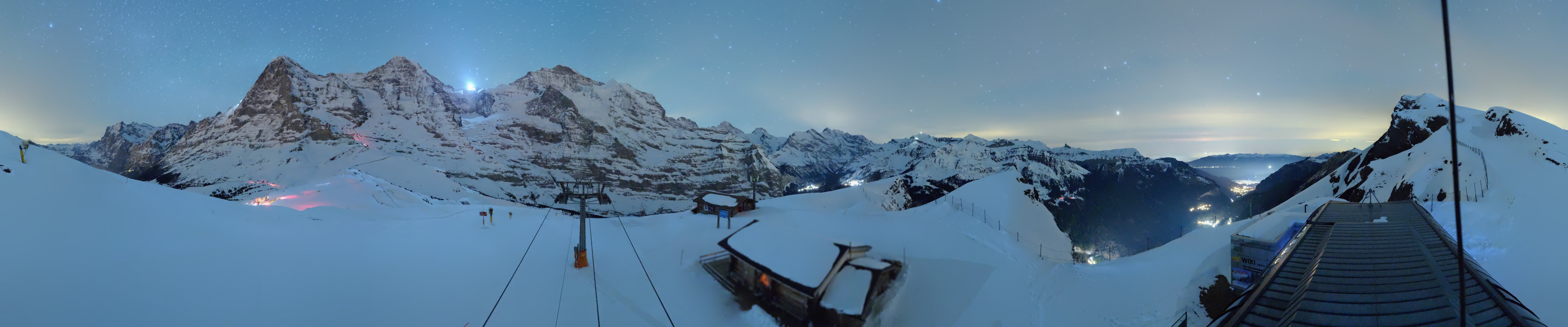 Archived image Webcam Top Station Lauberhorn, Grindelwald