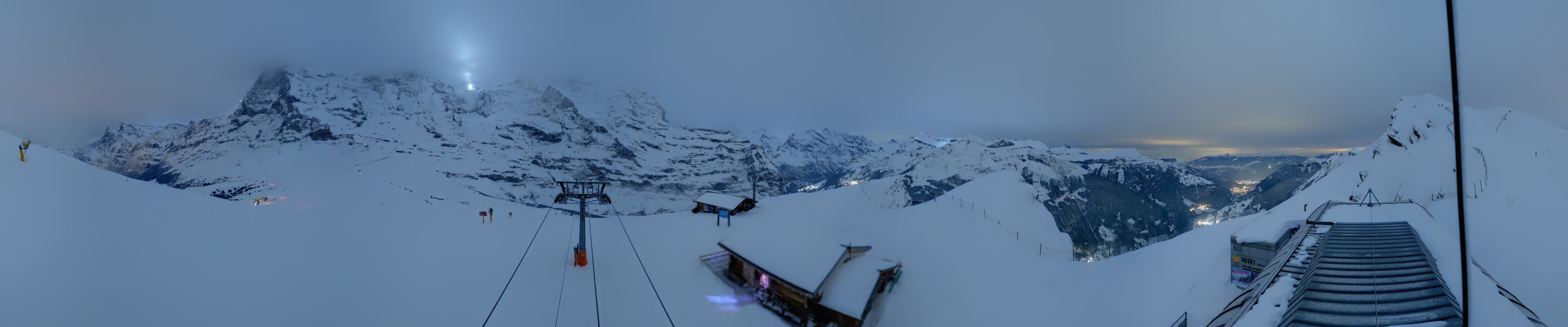 Archiv Foto Webcam Kleine Scheidegg-Lauberhorn, Grindelwald