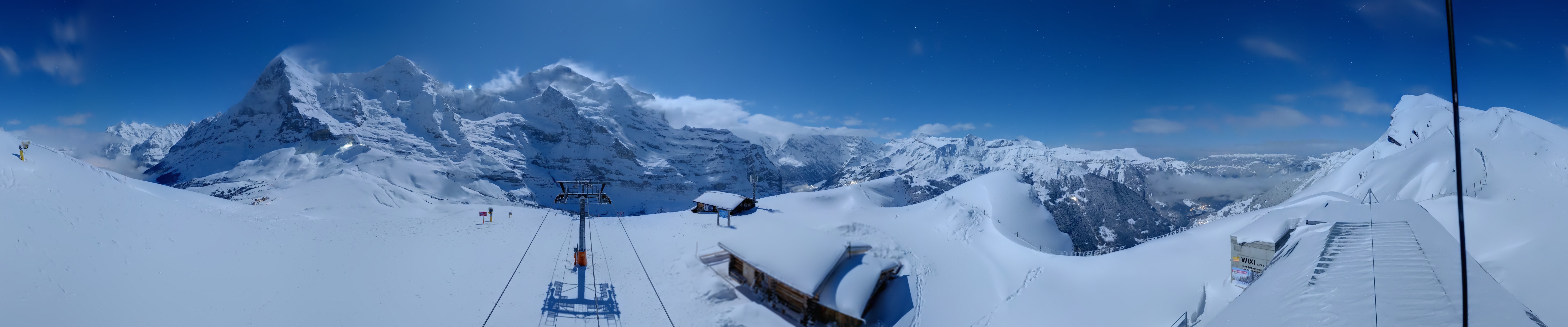 Archived image Webcam Top Station Lauberhorn, Grindelwald