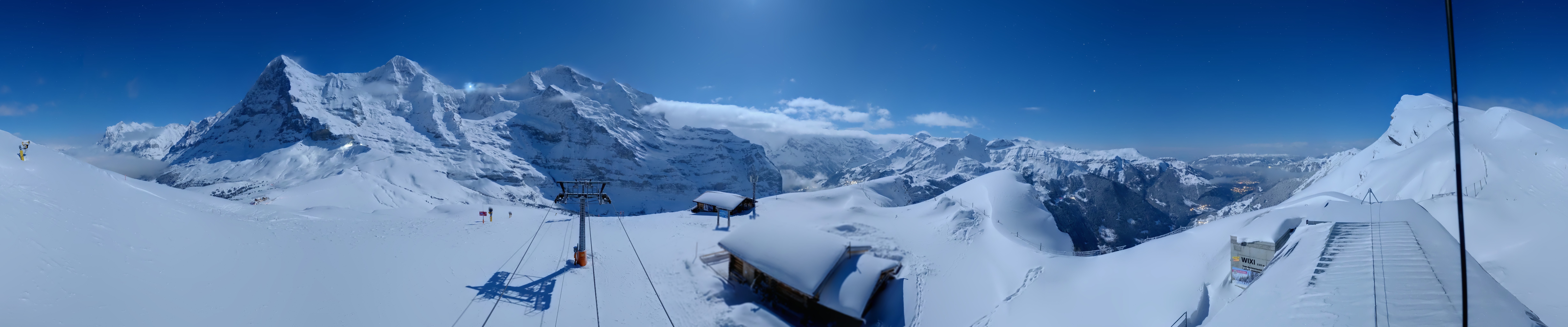 Archived image Webcam Top Station Lauberhorn, Grindelwald