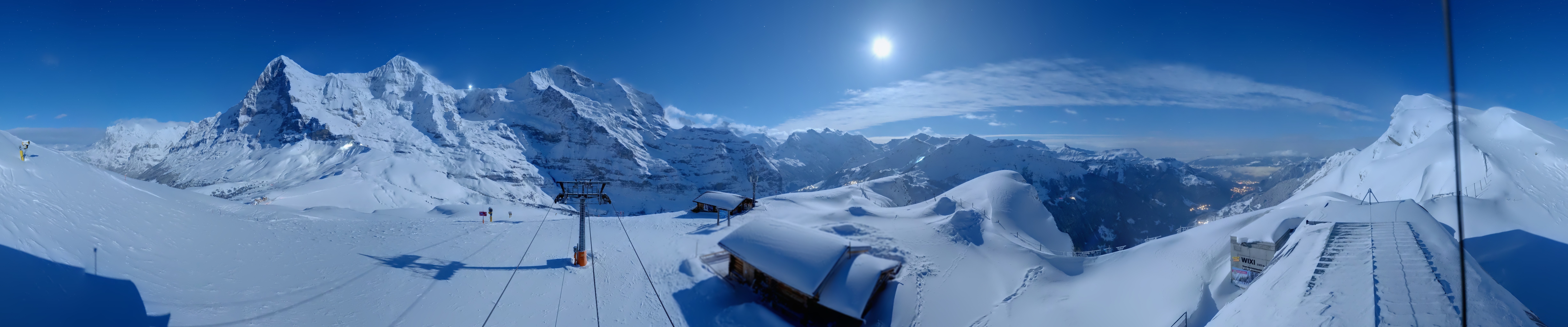 Archived image Webcam Top Station Lauberhorn, Grindelwald