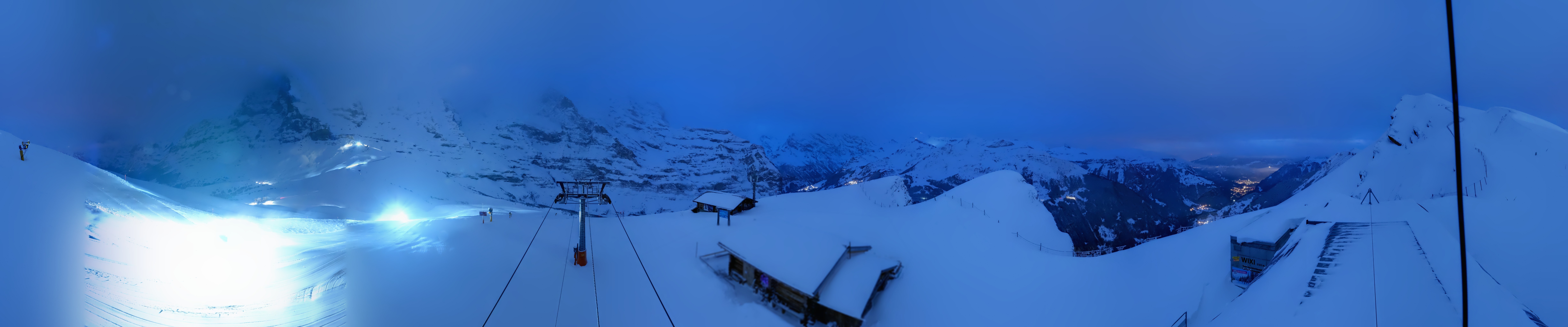 Archived image Webcam Top Station Lauberhorn, Grindelwald