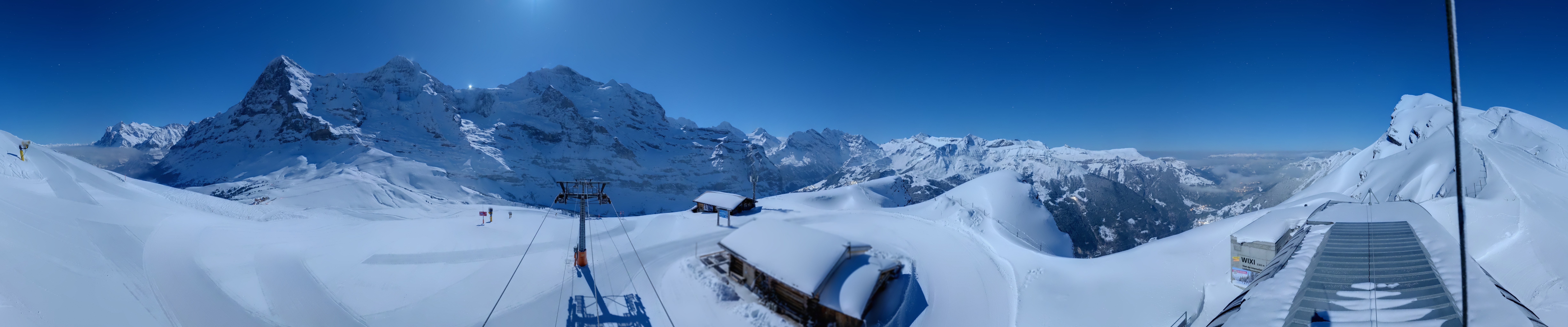 Archiv Foto Webcam Kleine Scheidegg-Lauberhorn, Grindelwald
