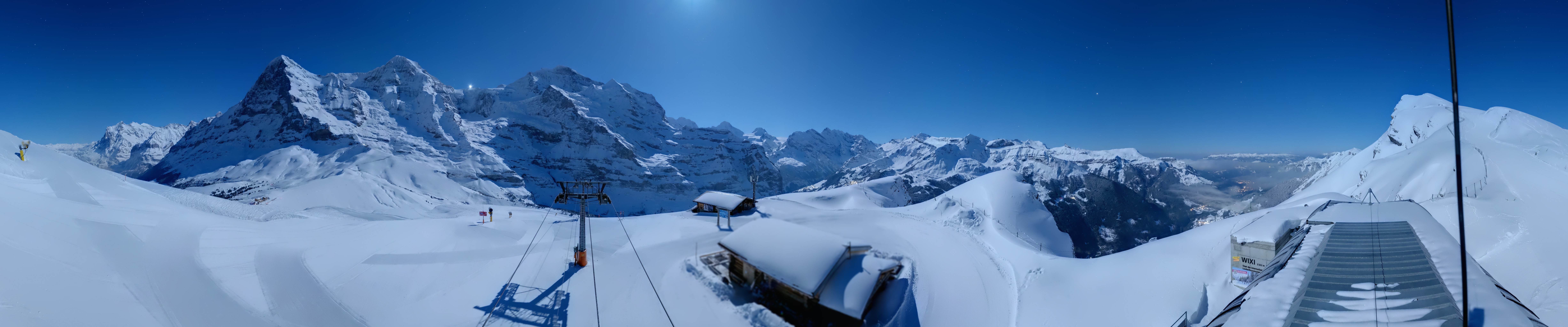 Archiv Foto Webcam Kleine Scheidegg-Lauberhorn, Grindelwald