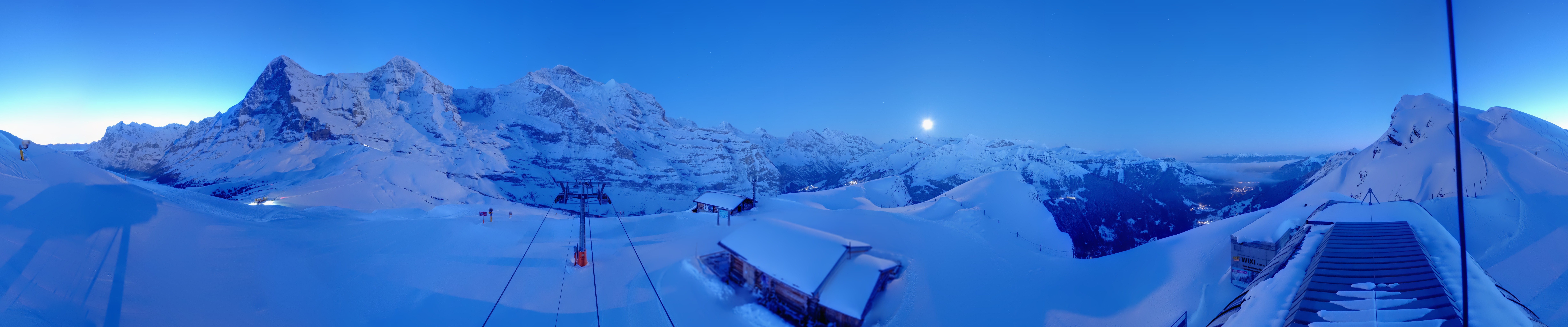 Archiv Foto Webcam Kleine Scheidegg-Lauberhorn, Grindelwald