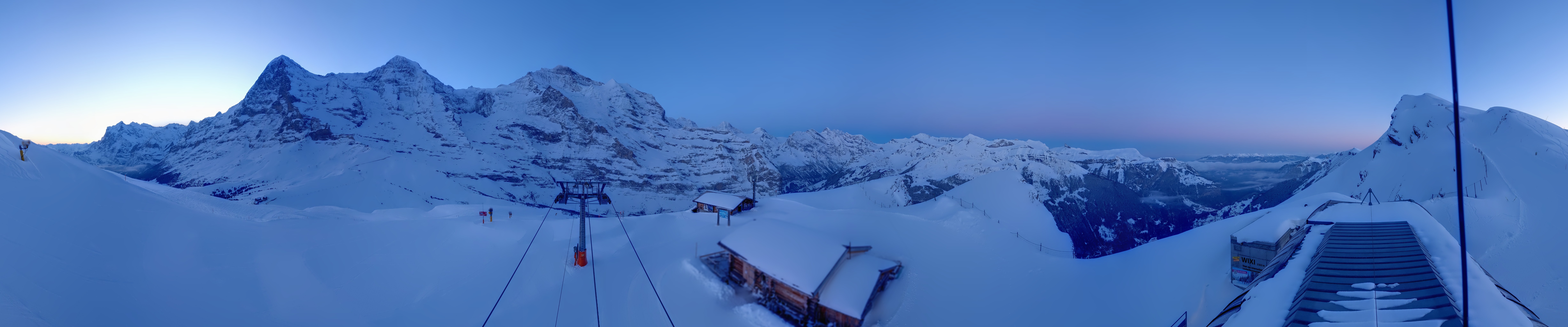 Archiv Foto Webcam Kleine Scheidegg-Lauberhorn, Grindelwald