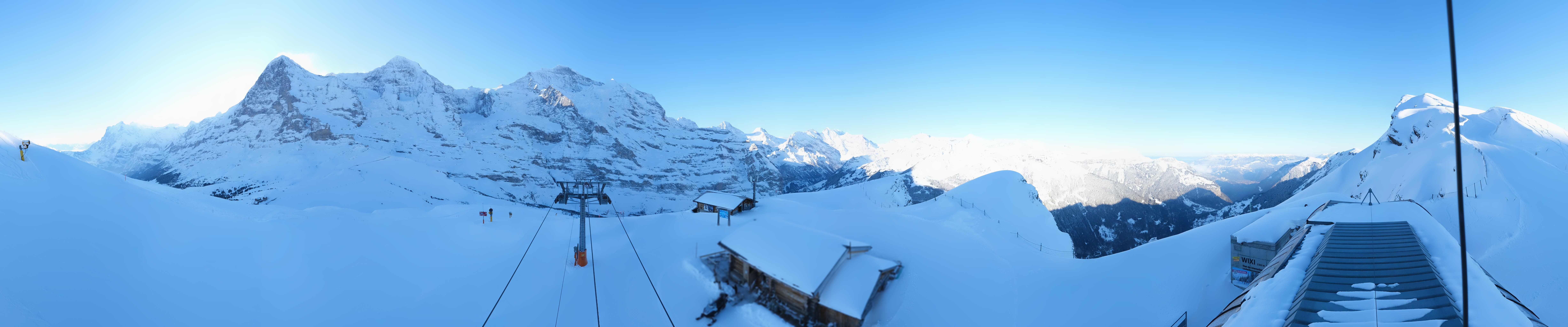 Archiv Foto Webcam Kleine Scheidegg-Lauberhorn, Grindelwald