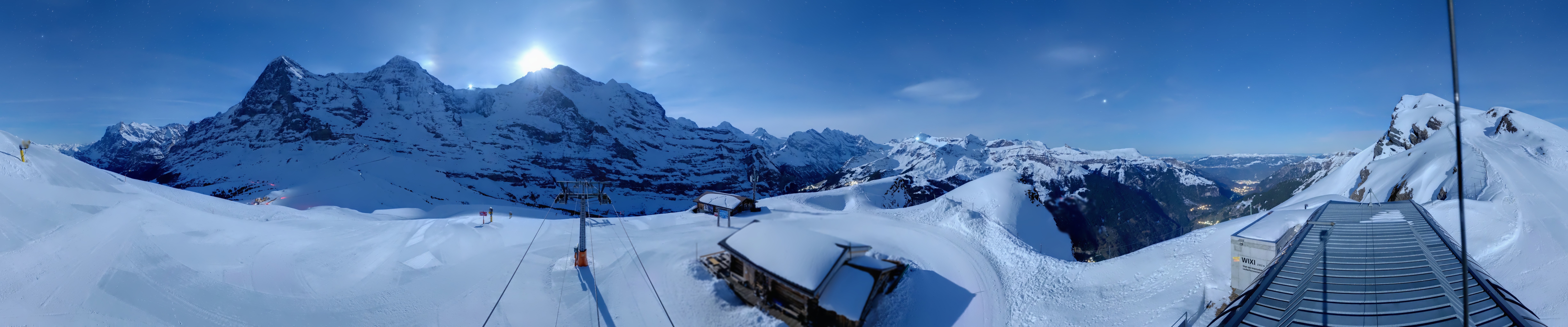 Archiv Foto Webcam Kleine Scheidegg-Lauberhorn, Grindelwald