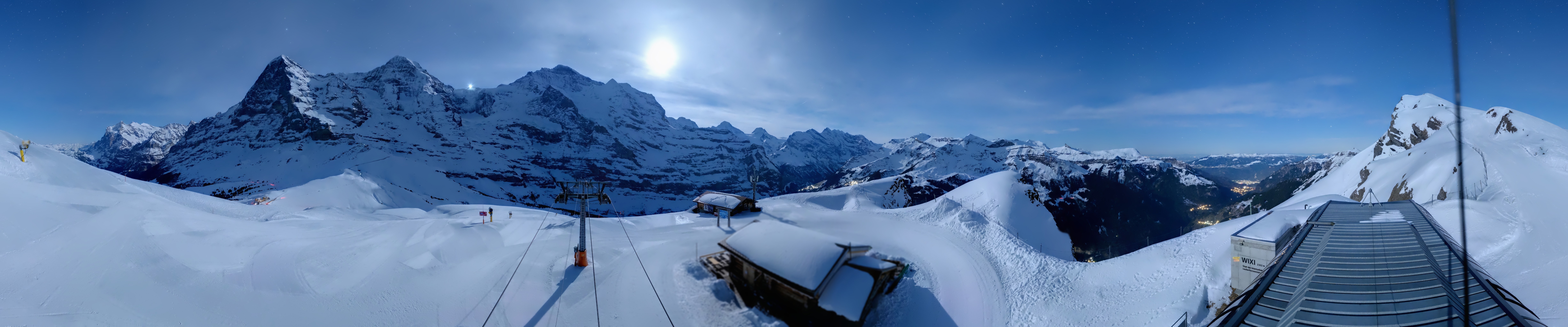 Archiv Foto Webcam Kleine Scheidegg-Lauberhorn, Grindelwald
