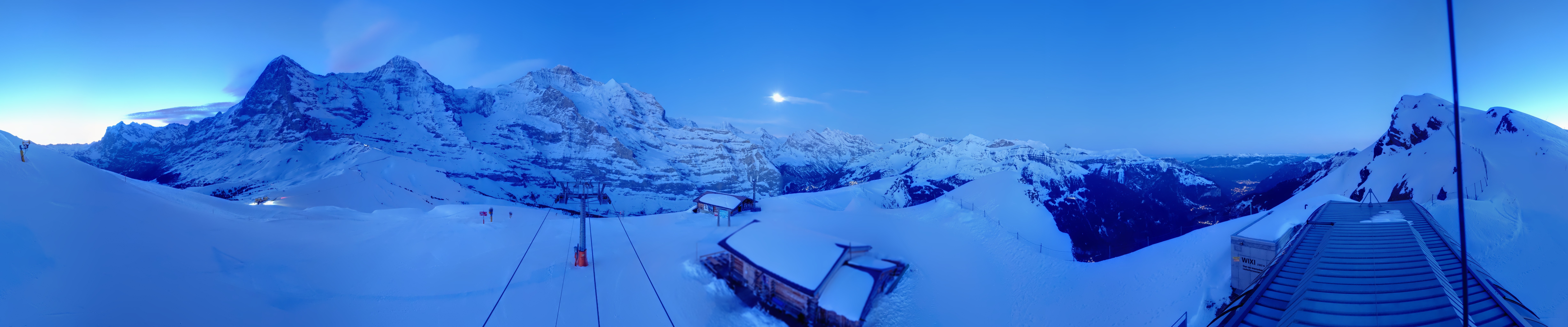 Archiv Foto Webcam Kleine Scheidegg-Lauberhorn, Grindelwald