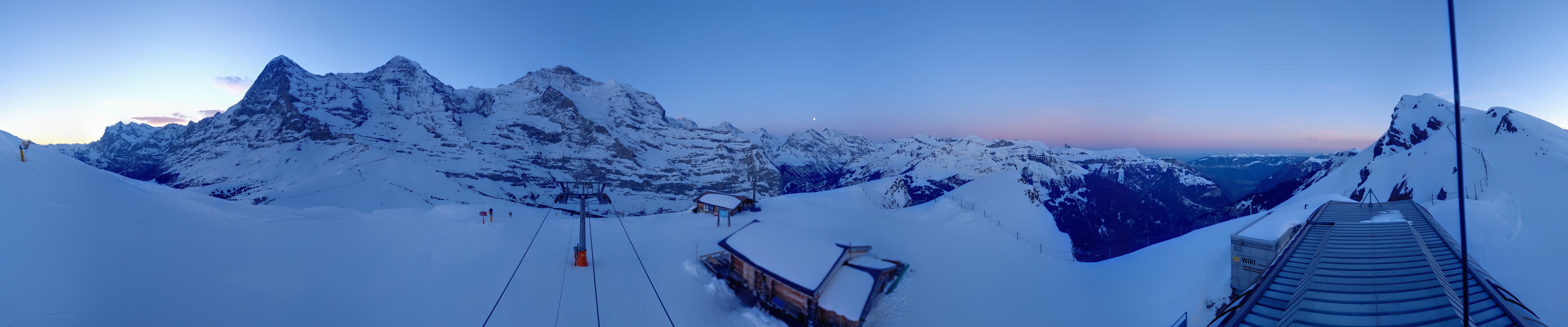 Archiv Foto Webcam Kleine Scheidegg-Lauberhorn, Grindelwald