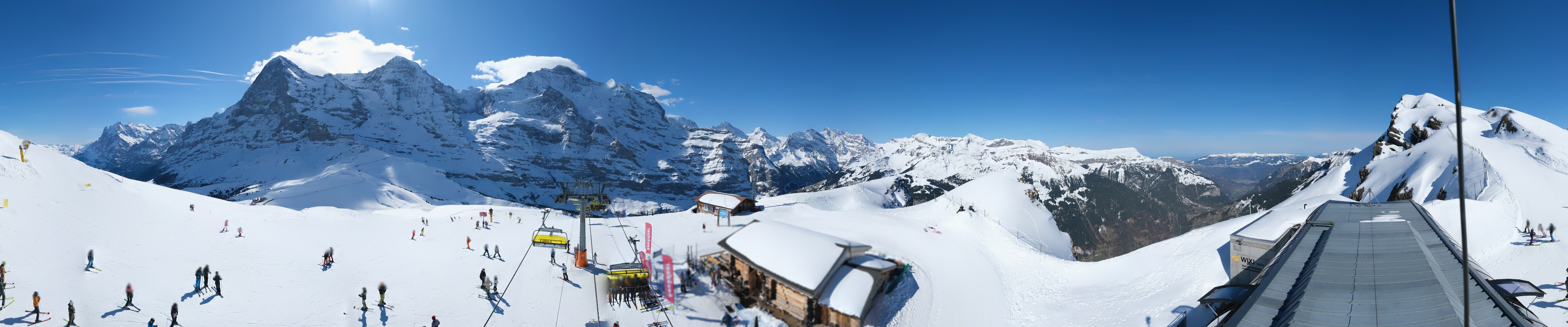 Archiv Foto Webcam Kleine Scheidegg-Lauberhorn, Grindelwald